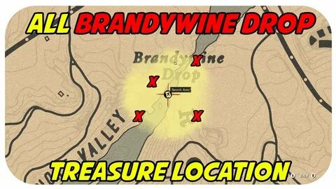 ALL Brandywine Drop Treasure Map Location - YouTube