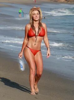 NIKKI LUND in Bikini at a Beach in Malibu - HawtCelebs