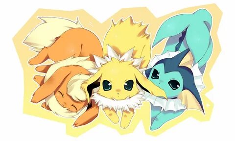 Jolteon,Vaporeon and Flareon