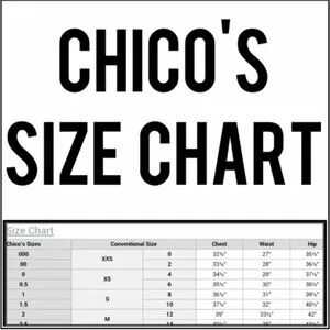 chicos size chart 2 5 - Fomo