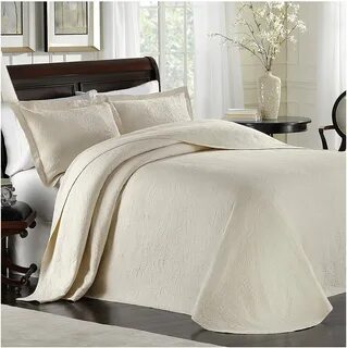 LaMont Home Majestic Matelasse; Ivory sale Collection Bedspr