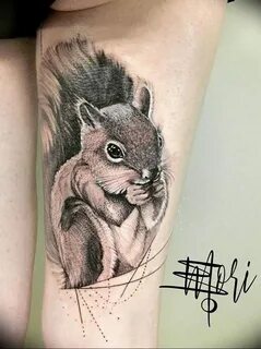 Photo tattoo Squirrel 04.02.2019 № 005 - idea for a squirrel