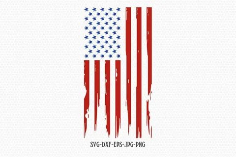 American Distressed Flag Svg SVG File - Best Free Font Desig