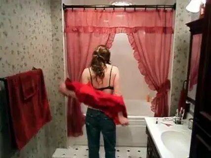 Guy SPIES ON HIS SISTERS FRIEND TAKING A SHOWER VERY EXPLICI