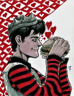 Jughead Loves Burgers by olybear.deviantart.com on @DeviantA