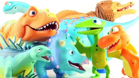 7 Dinosaur Train dinosaurs - Spinosaurus Tyrannosaurus Argen