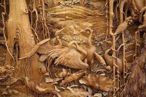 The Exquisite Detail of Traditional Chinese Dongyang Wood Ca