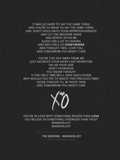 The weeknd - #wanderlust The weeknd quotes, The weeknd music