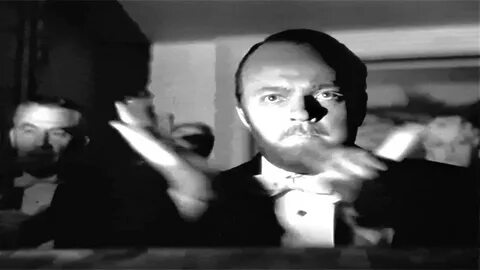 man clapping hands for 10 minutes "Orson Welles in Citizen k
