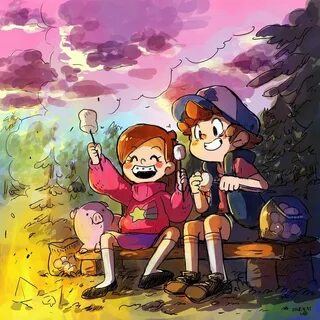 Dipper and Mabel - Gravity Falls Gravity falls fan art, Grav