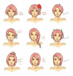 Hairstyles for Sakura ❤ Sakura, Naruto images, Anime