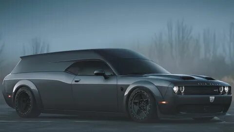 Go Out In Style In A Dodge Challenger Hellcat Redeye Hearse