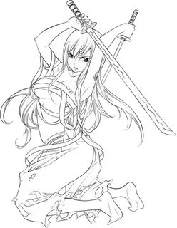 Anime Devil Girl Coloring Pages - Coloring Cool