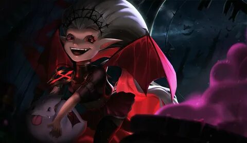 Vampire Zoe (Concept) Wallpapers & Fan Arts League Of Legend