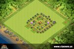 Town Hall 5 - TROPHY Base Map #3 - Clash of Clans Clasher.us