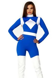 Women's Dominance Blue Ranger Costume - Walmart.com