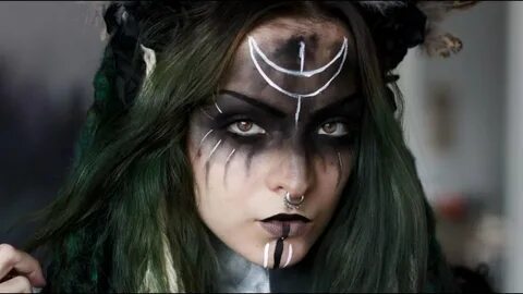 Dark Witch - makeup tutorial - YouTube
