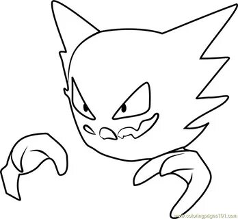 Haunter Pokemon GO Coloring Page for Kids - Free Pokemon GO 