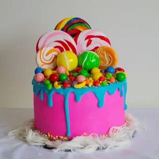 Imagem relacionada Lolly cake, Lollipop cake, Candy cakes