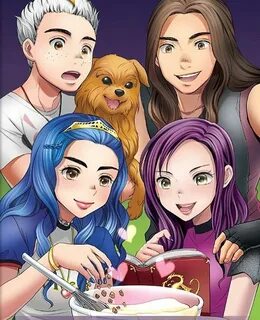 The #Descendants Manga Rotten to the Core trilogy Book 2 is 