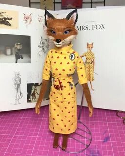 Mrs. Fox Fantastic Mr. Fox Doll on Behance