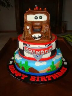 Mater Tow Truck Cake - Decorated Cake by - CakesDecor