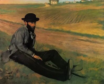 Eugene Manet, 1874 Artist / Edgar Degas 2021 Fine Arts ВКонт