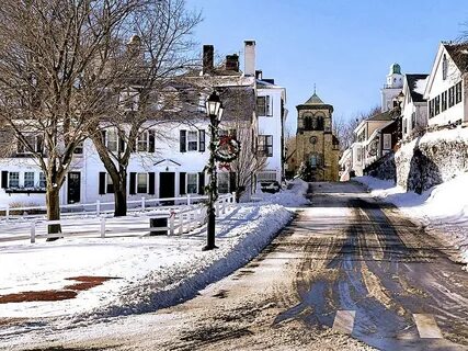 First Street in Plymouth MA Photograph by Janice Drew Fine A