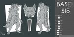 Hyena Furry Ref Base - Yuyu Wallpaper