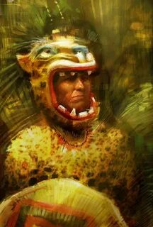 Jaguar Warrior Aztec warrior, Aztec art, Aztec