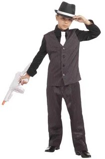 20s Lil Gangster Child Costume (Large) - PureCostumes.com