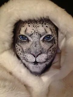 Snow Leopard Face Painting at PaintingValley.com Explore col