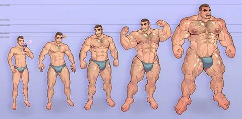 BLM- blueglueclue Twitterissä: "Muscle growth YCH slot B