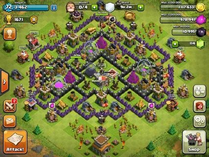 Clash of clans th8 base - Clash Картинки