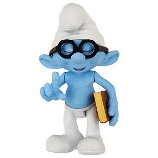 Smurfs Movie Clumsy, Baker, Smurfette & Brainy Collectibles 