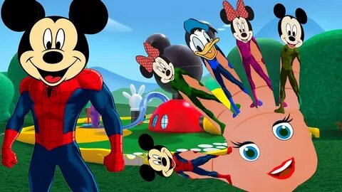 Mickey mouse Spiderman Superhero Finger family Nursery rhyme
