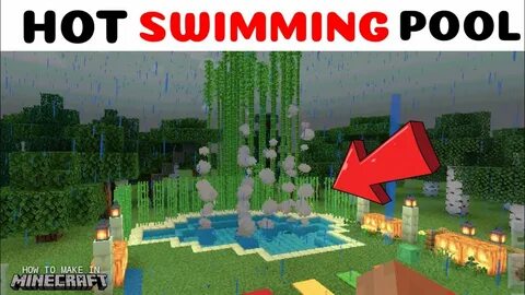 How To Make Hot Spring Water Pool in Minecraft - YouTube