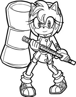 Amy Sonic Coloring Pages Mclarenweightliftingenquiry