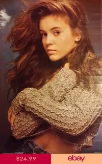 Rare Vintage Original1988 SEALED ALYSSA MILANO Poster - whos