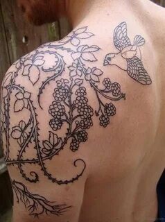 68 Vine Shoulder Tattoo Designs - Tattoo Designs - TattoosBa