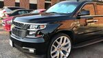 2017 Chevy Tahoe on 26’s 1/2 lowered - YouTube