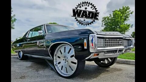 Black 1969 Chevrolet Caprice on 26" Brushed Forgiatos Whipsb