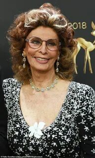 Sophia Loren wears a grey wig on set of new film The Life Ah