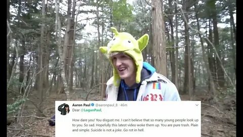 Logan paul finding a real body in japan japanese news