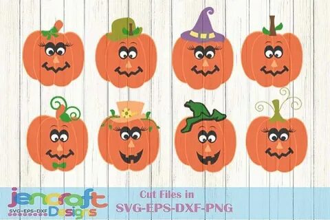 Cute Pumpkin Face svg, fall svg Funny Halloween Bundle svg (