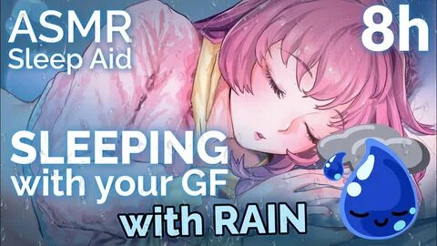 ASMR Sleep Aid - Rainy Cuddles on your GF chest 8 hours Hear