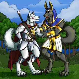 The Big ImageBoard (TBIB) - anthro anubis armor black fur cy