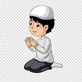 Boy praying illustration, Cartoon Child Drawing , wedding mu