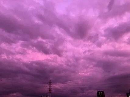 Typhoon Hagibis brings vivid purple sky to parts of Japan CI