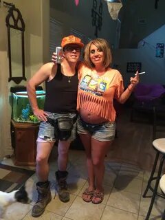 White trash party halloween in 2019 White trash party outfit